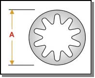 Ventilator Clip Washer diagram